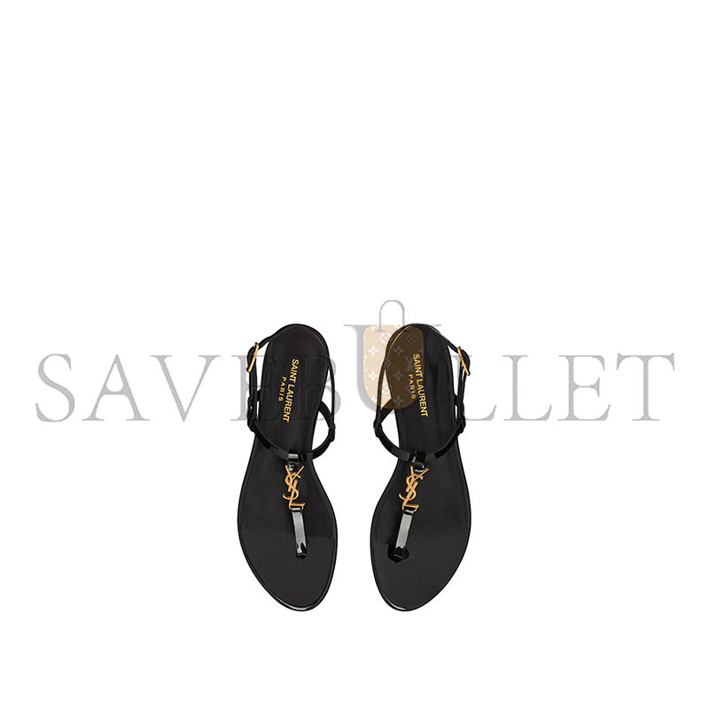 Y51  patent leather cassandra sandals 659817b8ikk1000